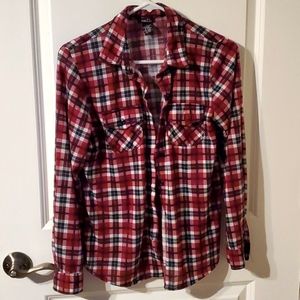 Rue21, button down, M, flannel